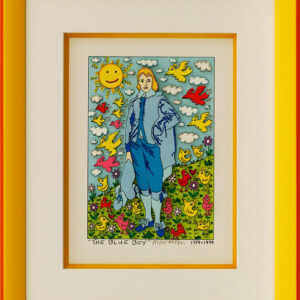 James Rizzi - THE BLUE BOY - Original 3D Bild HANDSIGNIERT