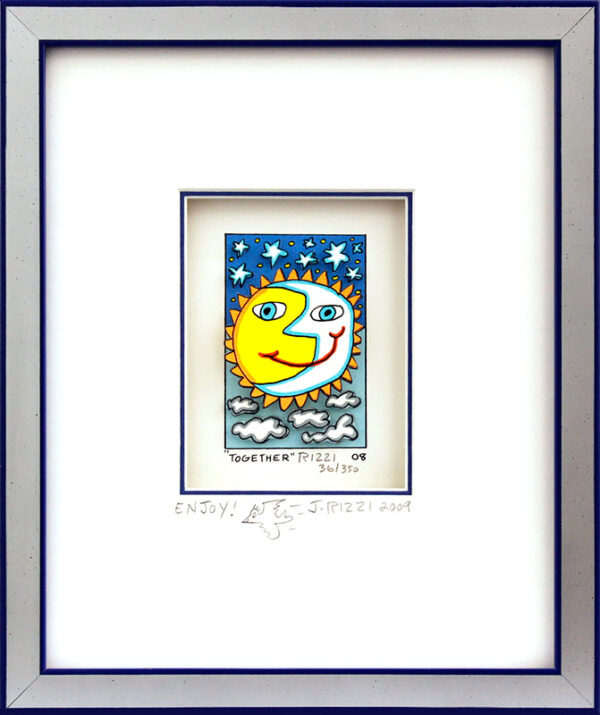 James Rizzi - TOGETHER - Original 3D Bild HANDSIGNIERT