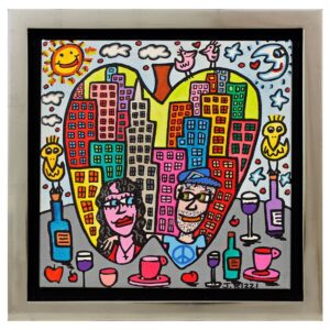 James Rizzi YOU ARE THE APPLE OF MY EYE - 2D-Pigmentdruck