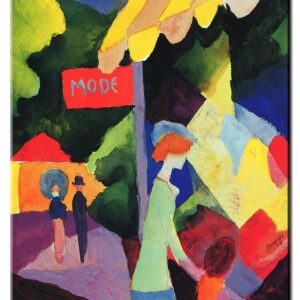 August Macke Bilder - Modefenster-40 x 50 cm