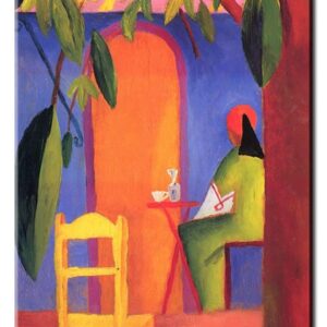 August Macke Bilder - Türkisches Café II-40 x 70 cm