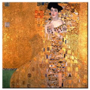 Gustav Klimt Bilder - Adele Bloch-Bauer I-60 x 60 cm