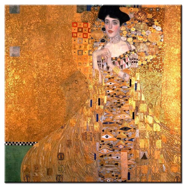 Gustav Klimt Bilder - Adele Bloch-Bauer I-60 x 60 cm