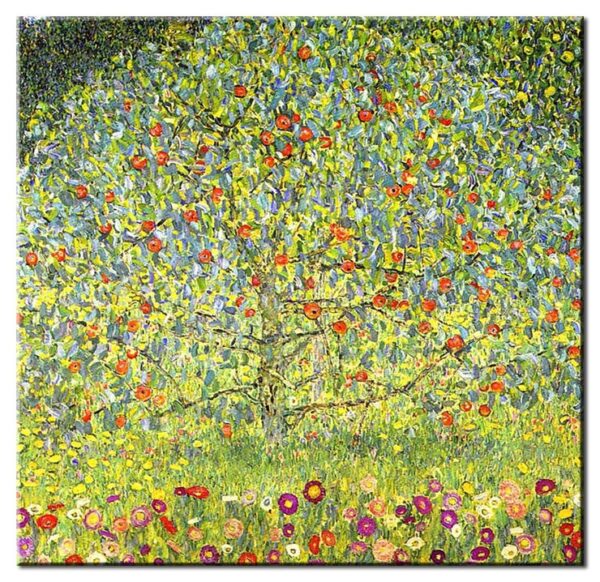 Gustav Klimt Bilder - Apfelbaum-30 x 30 cm