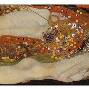 Gustav Klimt Bilder - Wasserschlangen II-40 x 70 cm