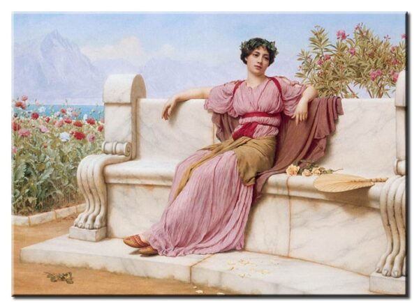 John William Godward Bilder - Stille-70 x 100 cm