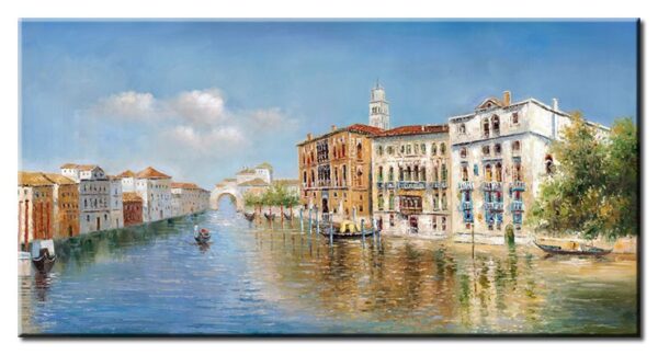Totti Moreno - Wasserstrasse in Venedig-30 x 60 cm