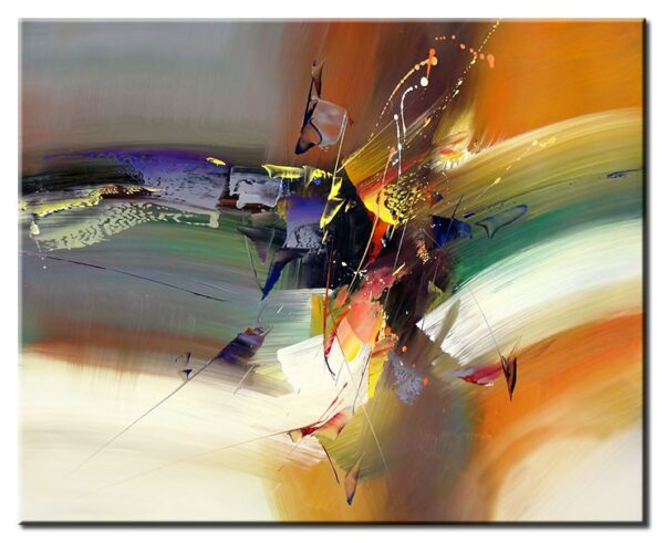 Totti Moreno Leinwandbild - Collision Course-80 x 100 cm