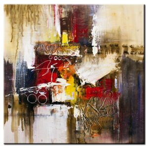Totti Moreno Leinwandbild - Mixed Variations-70 x 70 cm