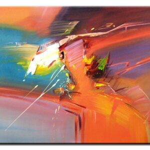 Totti Moreno Leinwandbild - Wind Parade-90 x 130 cm