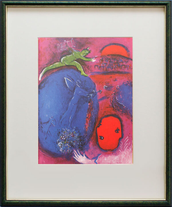 Marc Chagall - DAPHNIS UND CHLOÉ - DER TRAUM VON LAMON UND DRYAS - Offsetlithogr...