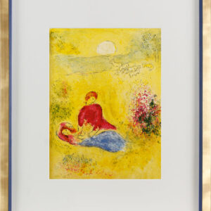 Marc Chagall - DAPHNIS UND CHLOÉ - DIE SCHWALBE - Offsetlithographie im Designra...