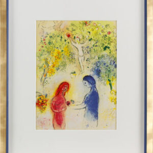 Marc Chagall - DAPHNIS UND CHLOÉ - Offsetlithographie im Designrahmen