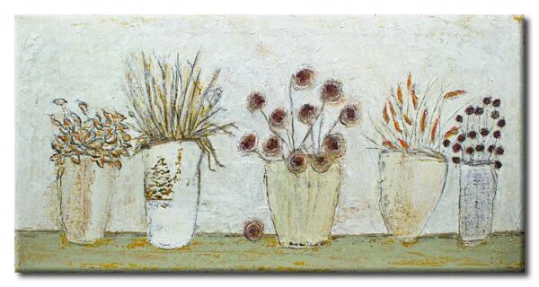 Karin Melé - Fleurs sauvages-50 x 100 cm