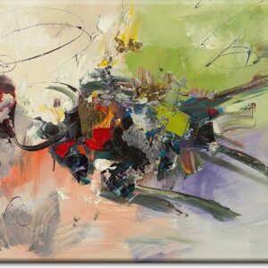 Totti Moreno - Composition Spring - abstraktes Leinwandbild