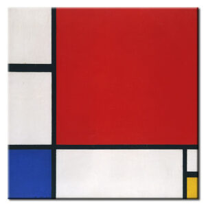 Piet Mondrian - Komposition mit Rot