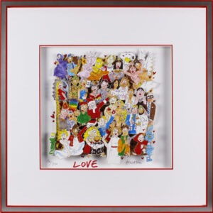 Paolo Randazzo - LOVE - Original 3D Bild handsigniert