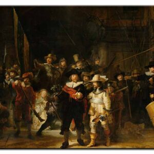 Rembrandt van Rijn Bilder - Die Nachtwache-80 x 100 cm