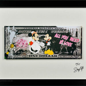 SKYYLOFT - Micky & Minnie - All you need is love - Wedding dollar - Bild mit Mus...