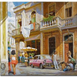 Diego Santos -  Havanna Streetlife-30 x 30 cm