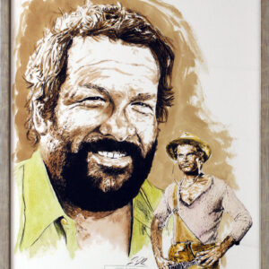 Thomas Jankowski - BUD SPENCER - Original Mischtechnik (Unikat)