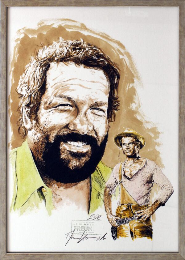 Thomas Jankowski - BUD SPENCER - Original Mischtechnik (Unikat)