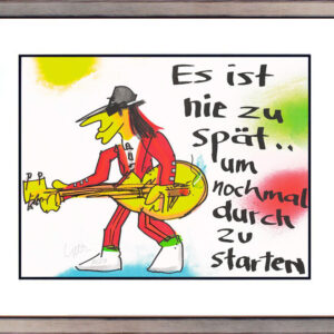 Udo Lindenberg ES IST NIE ZU SPÄT UM NOCHMAL DURCH ZU STARTEN - Edition 2022 - o...