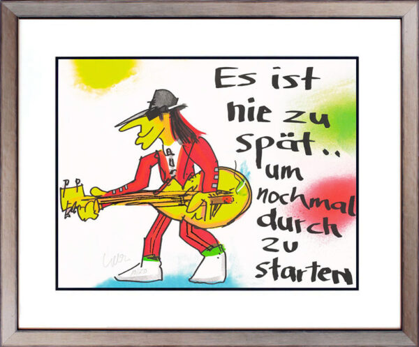 Udo Lindenberg ES IST NIE ZU SPÄT UM NOCHMAL DURCH ZU STARTEN - Edition 2022 - o...