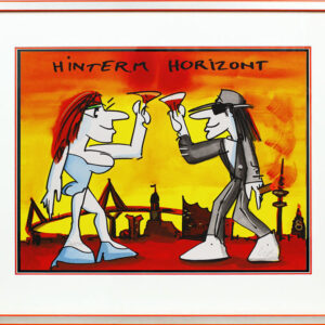 Udo Lindenberg HINTERM HORIZONT - original Grafik handsigniert