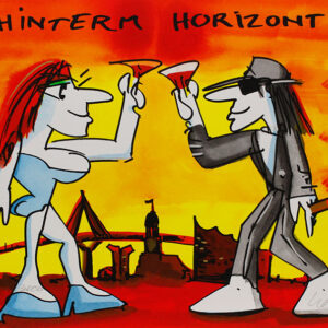 Udo Lindenberg HINTERM HORIZONT - original Grafik handsigniert
