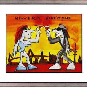 Udo Lindenberg HINTERM HORIZONT - original Grafik handsigniert