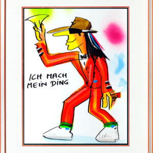 Udo Lindenberg ICH MACH MEIN DING - Edition 2022 - original Grafik handsigniert