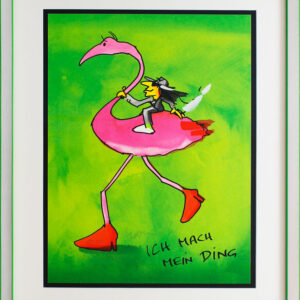 Udo Lindenberg ICH MACH MEIN DING - INGO FLAMINGO - original handsigniert