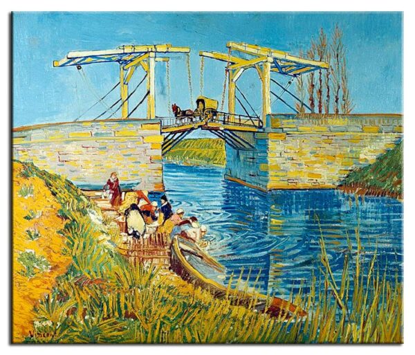 Vincent van Gogh - Die Brücke von Langlois-70 x 80 cm