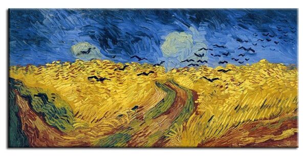 Vincent van Gogh - Weizenfeld mit Raben-50 x 100 cm